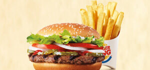 Воппер + Кинг Фри за 199,99 рублей